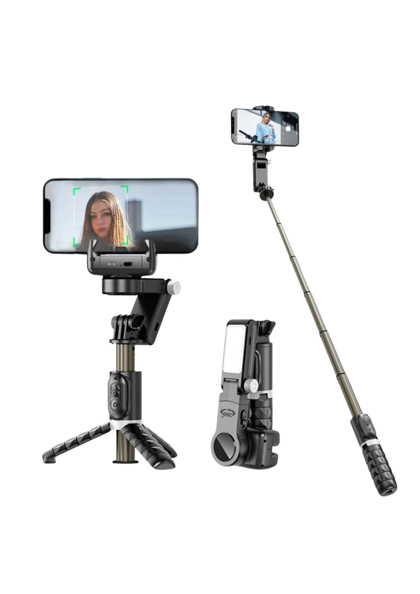 TOKQI Q18 Desktop Gimbal Q18 Selfie Stick Tripod